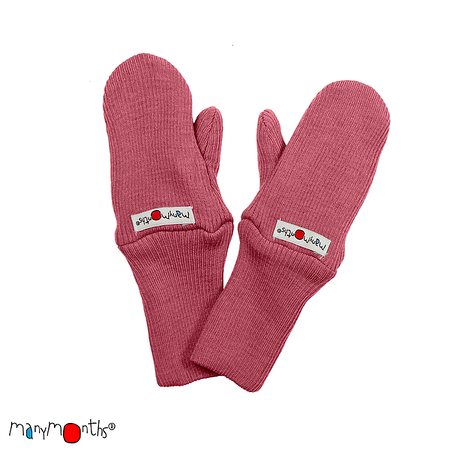 Manymonths Woll-Handschuhe (Mittens) Earth Red | XL